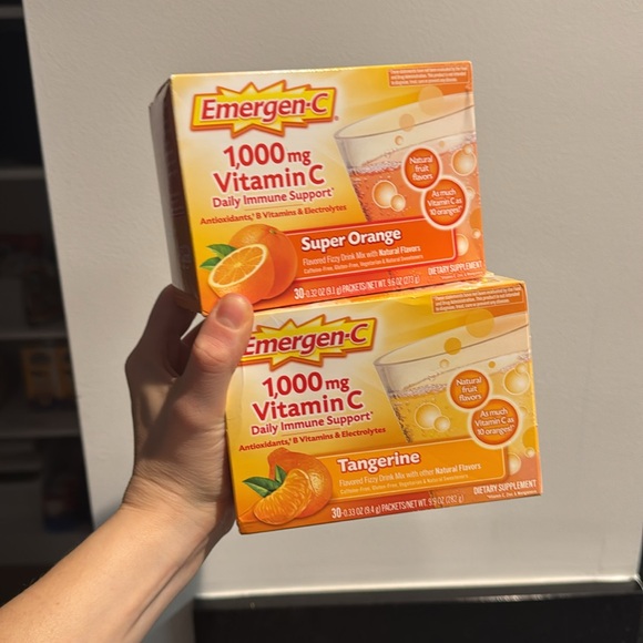 NIB 2 30 Packs EmergenC Super Orange and Tangerine - Picture 2 of 2